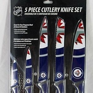 NHL 5 Piece Stainless Steel Cutlery Knife Set Winn